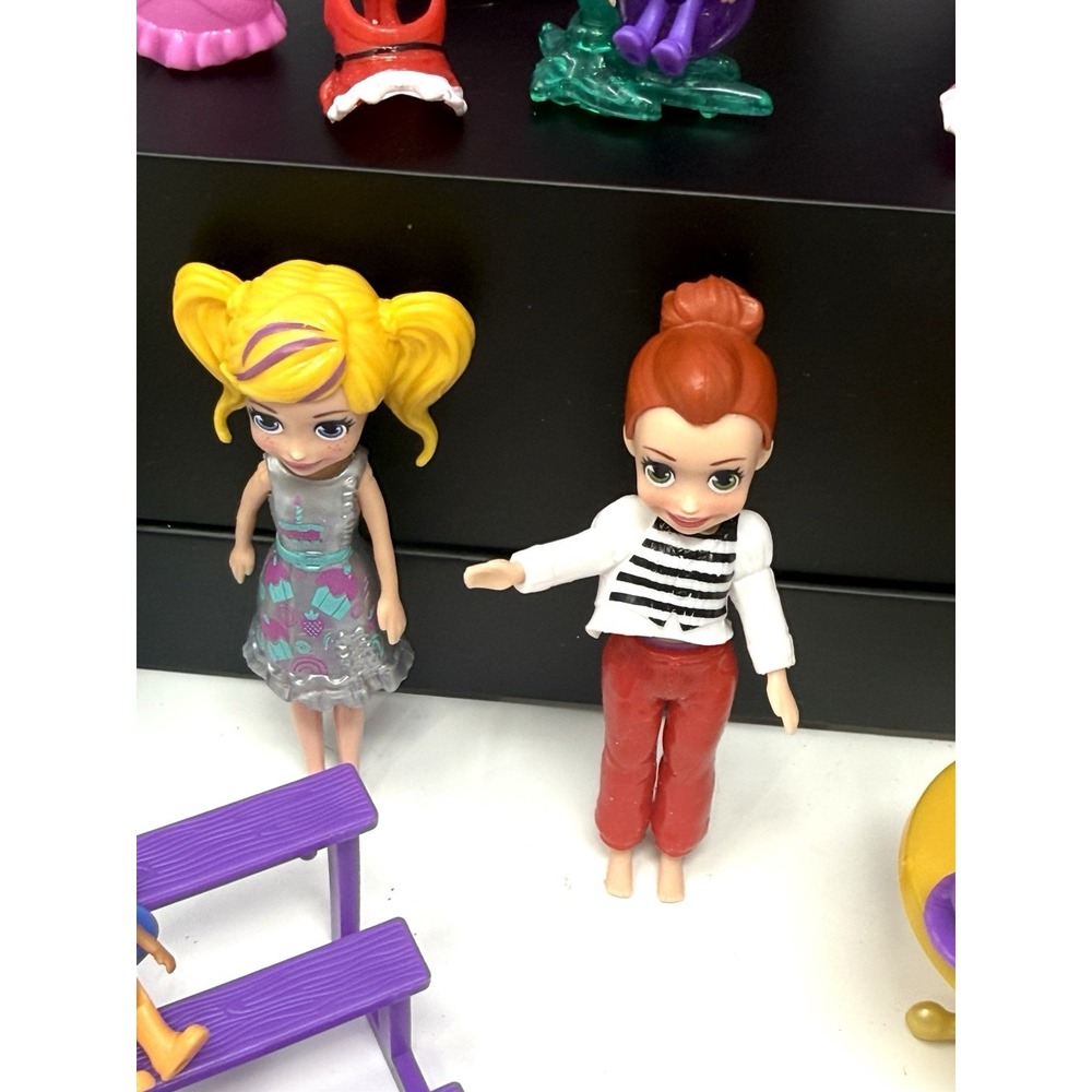 Polly Pocket Dress‎ Up Doll and Accessory Lot - Picture 8 of 16